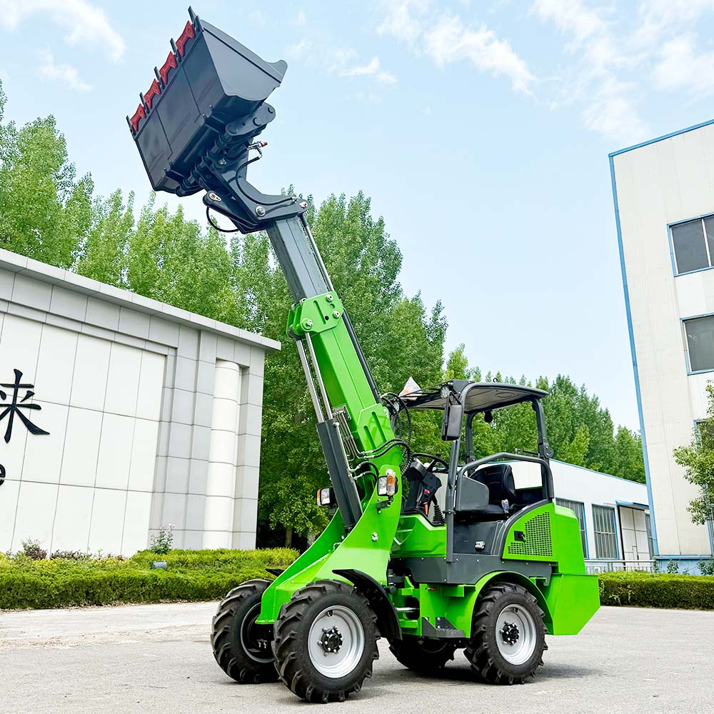 Bahçe traktörü için elektrikli ön yükleyici