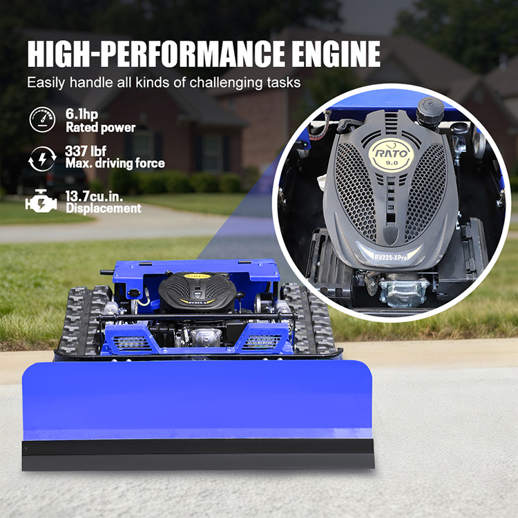 Benzinli çim biçme makinesi