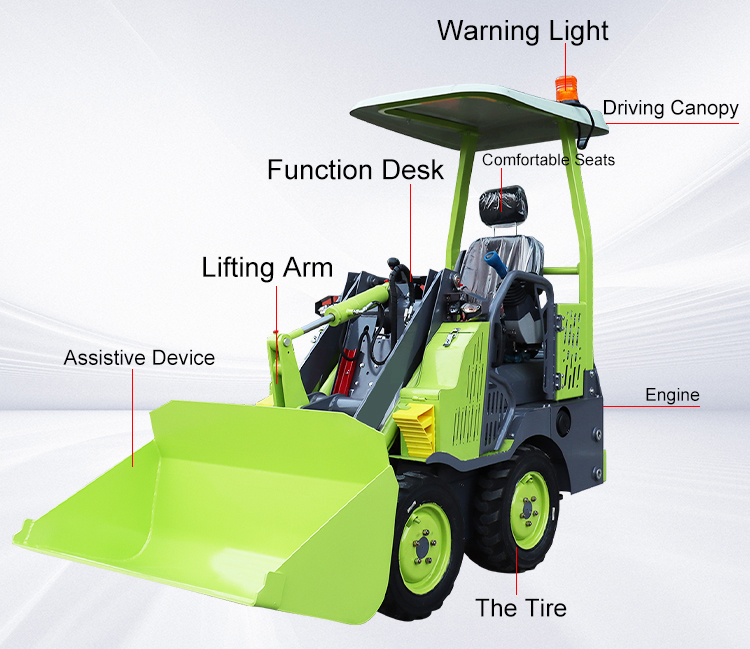 Mini Lastikli Yükleyici