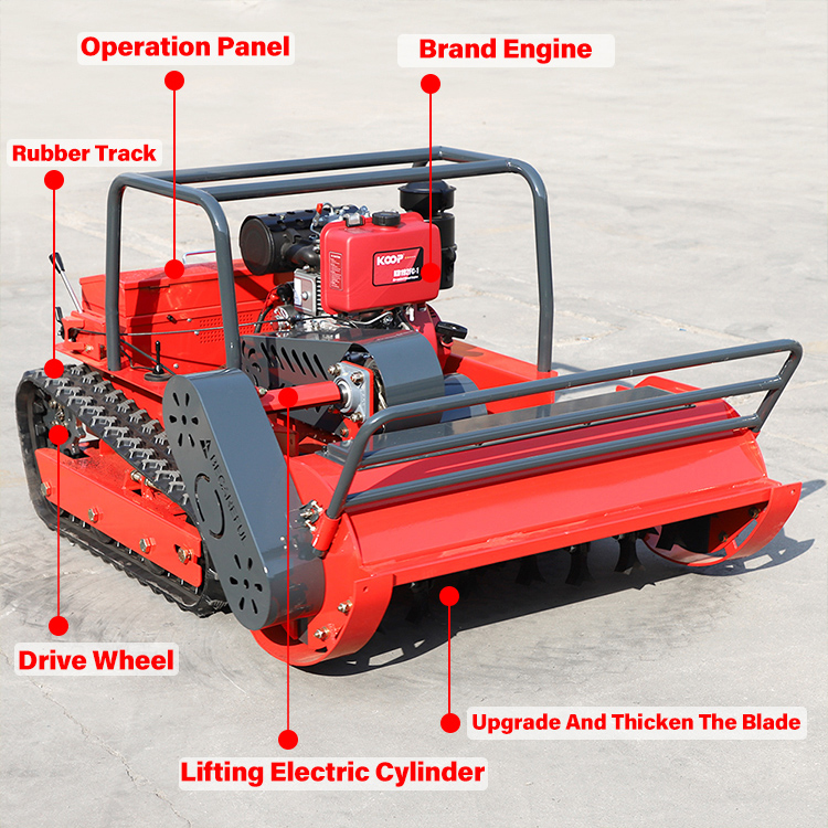 Uzaktan Kumandalı Çim Biçme Makinesi Uzaktan Kumandalı Çim Biçme Makinesi