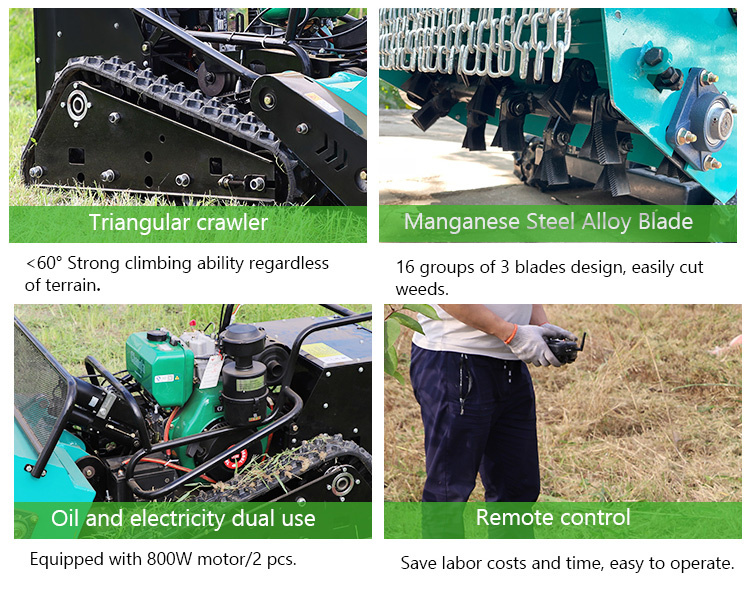 Uzaktan kumandalı çim biçme makineleri popülerdir ve çim bakımında devrim yaratır Uzaktan kumandalı çim biçme makineleri popülerdir ve çim bakımında devrim yaratır