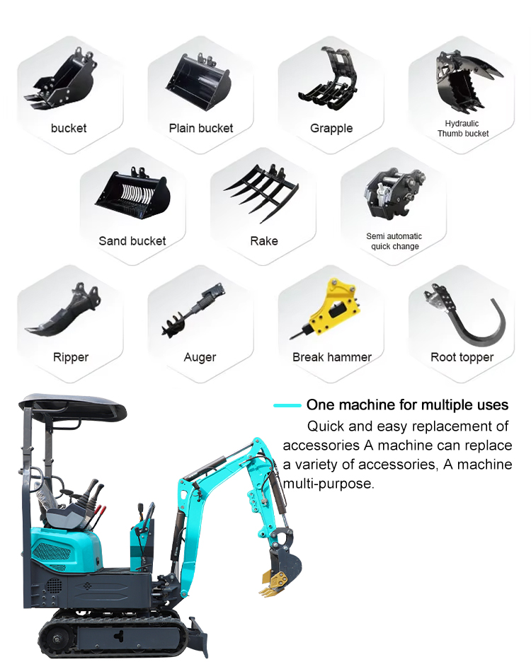 1,2 Tonluk ekskavatör