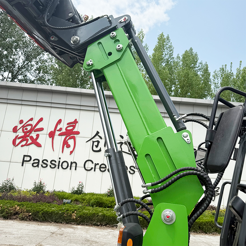 Bahçe traktörü için elektrikli ön yükleyici