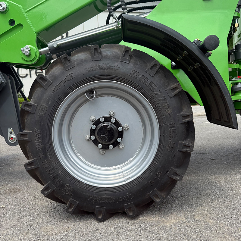 Bahçe traktörü için elektrikli ön yükleyici