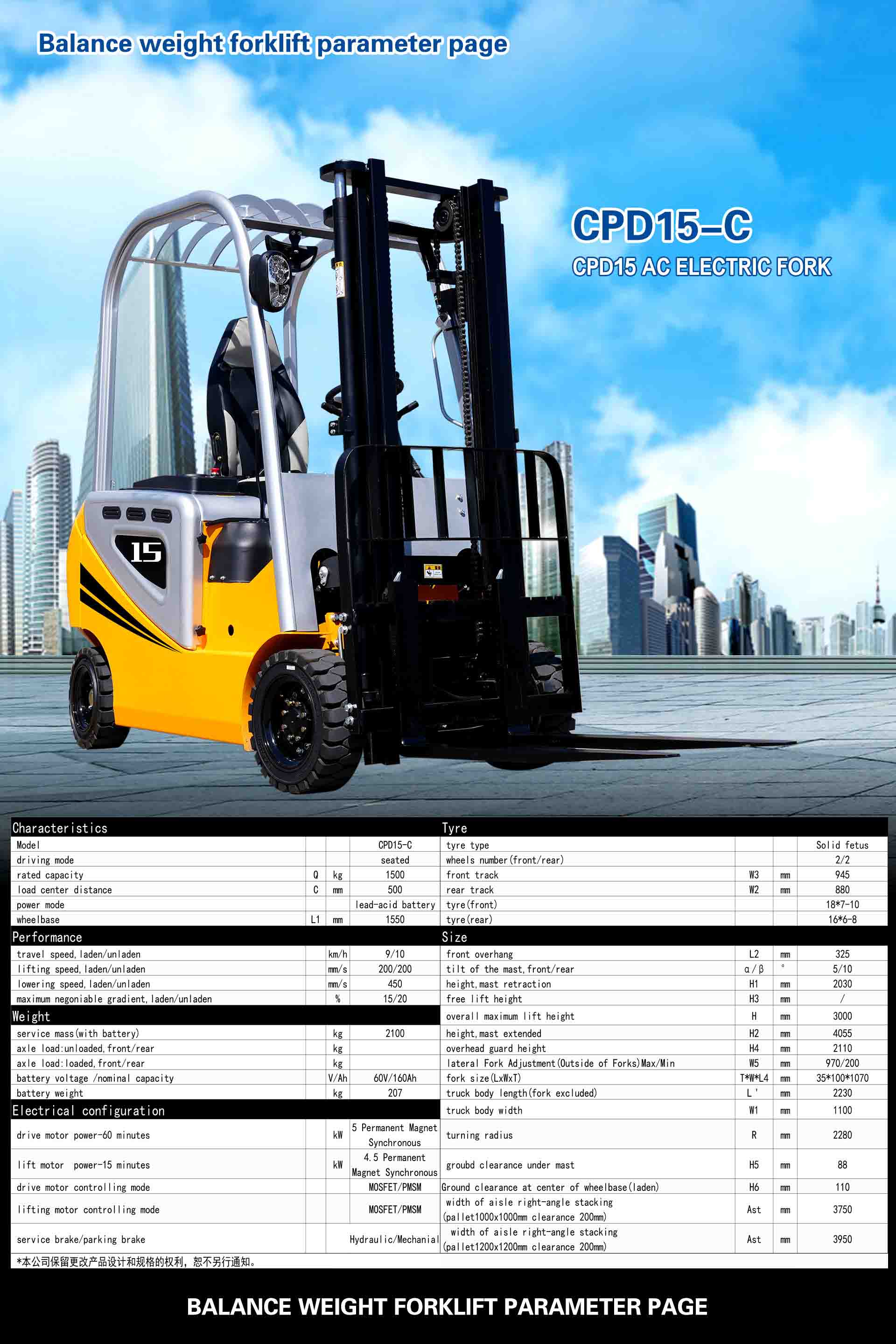 Elektrikli forklift fiyatı